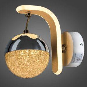 Arbotante Base RD WH/S Esfera 14W 3 Pasos